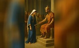 Queen_Esther_approaches_King_Ahasuerus__Xerxes__to_plead_for_her_people_Esther__in_a_mo1746390628265