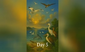 On_day_five_of_the_creation_story__according_to_Genesis_1__God_created_sea_creatures_an1747620712651