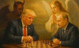 2_man_playing_chess_while_satan_whispers_on_lft_side_and_angl_whispers_on_right_side1747948603296