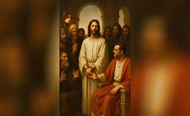 Jesus_stands_calm_and_bound_in_the_center__wearing_a_white_robe__symbolizing_innocence_1747914553390