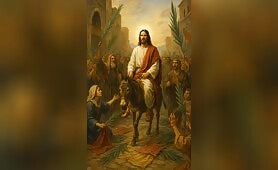 jesus_is_shown_riding_a_donkey__fulfilling_the_prophecy_of_Zechariah_9_9_The_people_aro1747912803597