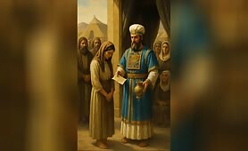 At_the_center_stands_a_High_Priest__adorned_in_blue_robes_and_the_Choshen_Mishpat__brea1748950170813