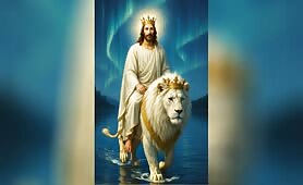 Jesus_is_on_a_lion_walking_and_carrying_him1748992017036