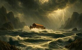 Description___The_Great_Flood_Covers_the_Earth__Genesis_7_17_24____This_dramatic_image_1749090408822