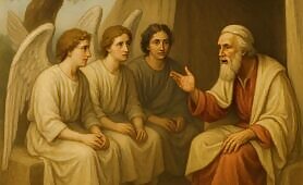 The_image_depicts_the_biblical_scene_of_Abraham_hosting_three_angels__Genesis_18___It_s1749092522819