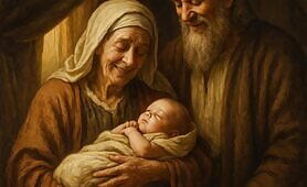 The_image_shows_Sarah_and_Abraham_inside_a_warmly_lit_tent__gazing_lovingly_at_their_ne1749085661897