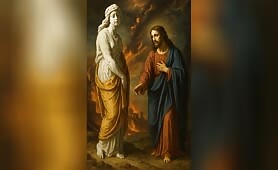In_this_emotional_biblical_scene__Lot_s_wife_is_frozen_into_a_pillar_of_salt_as_fire_ra1749268721624