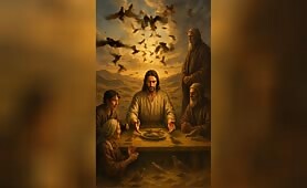 _As_quails_descend_from_heaven_to_feed_the_Israelites_in_the_wilderness__Jesus_sits_at_1749267876087