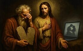 _In_this_striking_visual_allegory__Moses_and_Jesus_stand_heartbroken_as_they_witness_th1749397921773