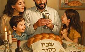Title__Shabbat_Kiddush___Family_Dinner_with_Challah_and_WineDescription__A_warm_and_spi1751618310501