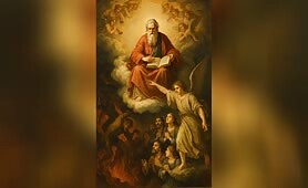 _Center_guy_talks_and_decide_where_to_send_human_to_after_life_to_heaven_or_hell1751670423226