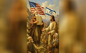Moses Presents The Torah To Jesus