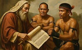 Moses Teaching the Torah to saenchai Muay Thai Warriors 