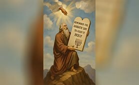 Moses Receives the Torah on the Mountain