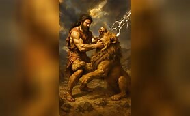 Samson Slays the Lion – Strength from God